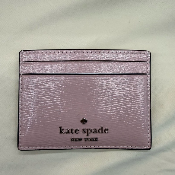 kate spade Handbags - Kate Spade Pink Small Slim Card Holder (NWT)